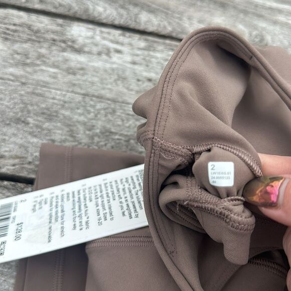 Lululemon Align Bodysuit 6" TAUPETASTIC size 2‎ NWT ONE PIECE - Picture 6 of 7